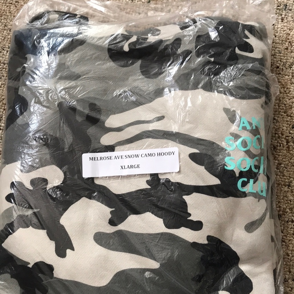 Anti Social Social Club “Melrose Ave” Camo Hoodie